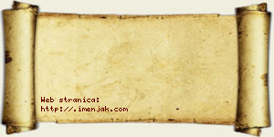 Milana Pjanić vizit kartica